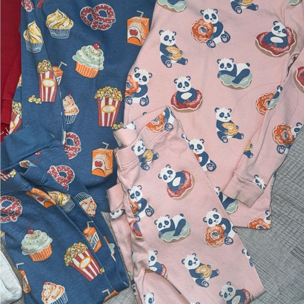 Mayoral set - Red, Blue, and Pink with Fun Prints - Picture 3 of 4